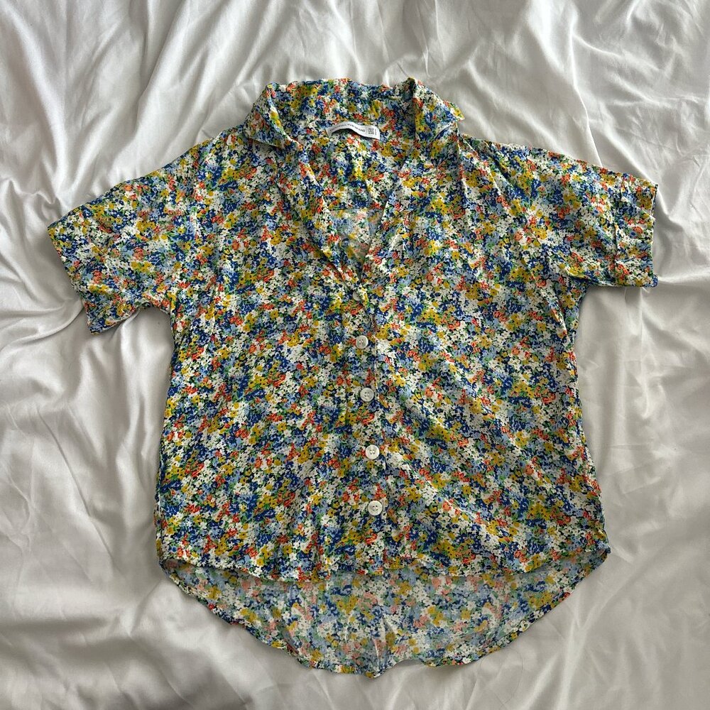 Faithfull the Brand V-Neck Floral Blouse